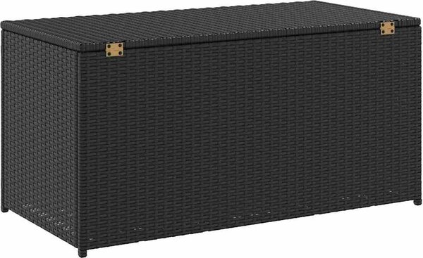 VidaXL Zahradní úložný box z polyratanu 100 x 50 x 50 cm [46471] Barva: Šedá