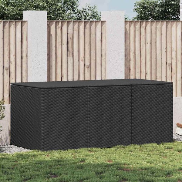 VidaXL Zahradní úložný box polyratan 180 x 90 x 70 cm [46478] Barva: Hnědá