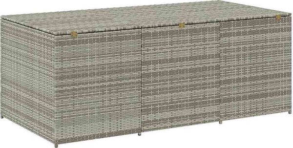 VidaXL Zahradní úložný box polyratan 180 x 90 x 70 cm [46478] Barva: Hnědá