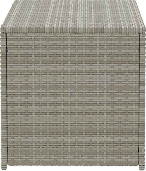 VidaXL Zahradní úložný box z polyratanu 100 x 50 x 50 cm [46471] Barva: Šedá