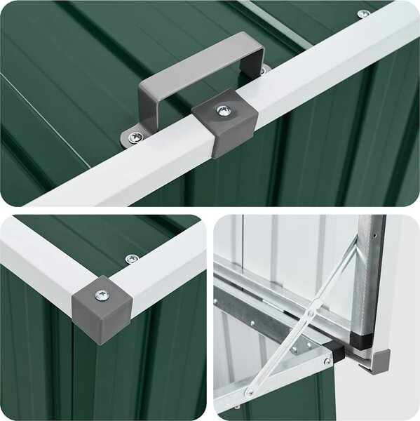 VidaXL Zahradní úložný box 129 x 67 x 65 cm [46263] Barva: Šedá