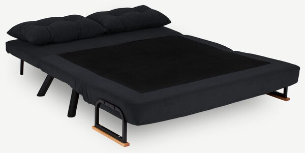 Pohovka futon Sandy (černá). Akce -23%