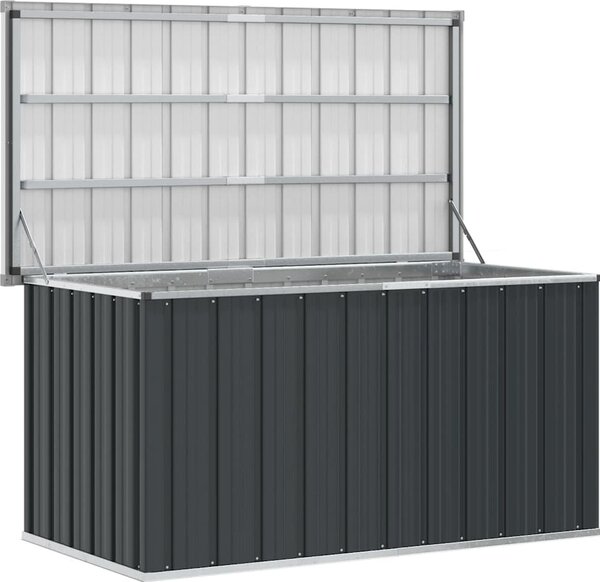 VidaXL Zahradní úložný box 129 x 67 x 65 cm [46263] Barva: Šedá