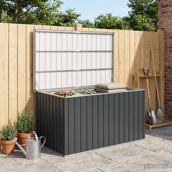VidaXL Zahradní úložný box 171 x 99 x 93 cm [46272] Barva: antracitová