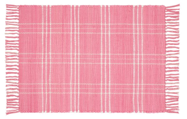 RUČNĚ TKANÝ KOBEREC, 60/90 cm, pink Boxxx - Vlněné koberce
