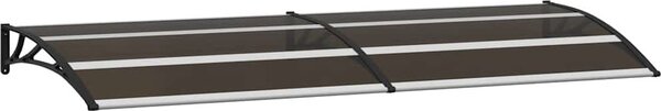 VidaXL Vchodová stříška 240 x 75 cm polykarbonát [144826] Barva: Černá