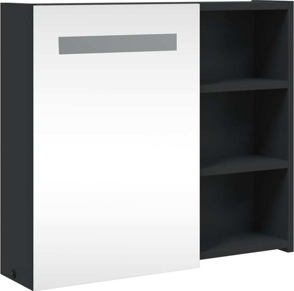 VidaXL Koupelnová zrcadlová skříňka s LED osvětlením 60x13x52 cm [357971] Barva: dub