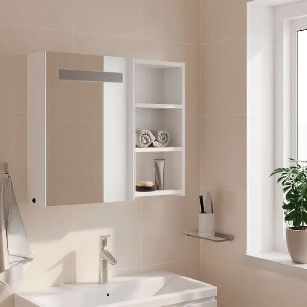 VidaXL Koupelnová zrcadlová skříňka s LED osvětlením 60x13x52 cm [357971] Barva: dub