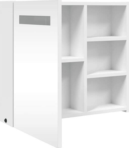 VidaXL Koupelnová zrcadlová skříňka s LED osvětlením 60x13x52 cm [357971] Barva: dub