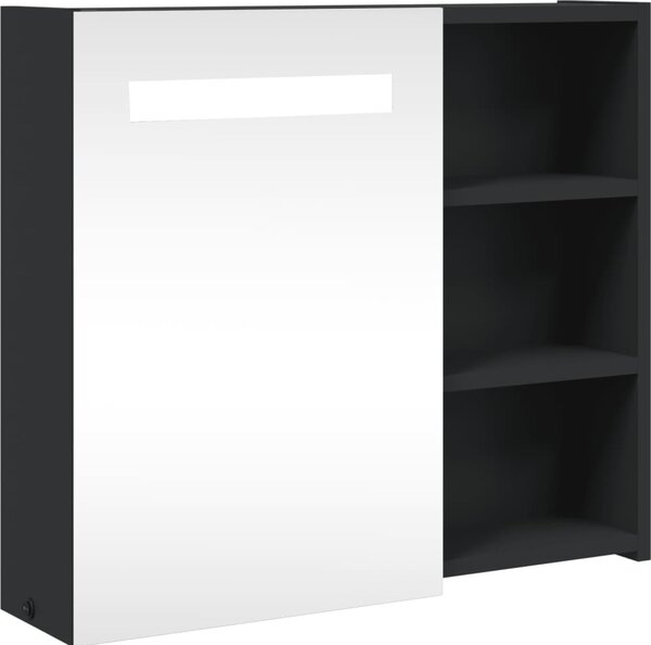 VidaXL Koupelnová zrcadlová skříňka s LED osvětlením 60x13x52 cm [357971] Barva: dub