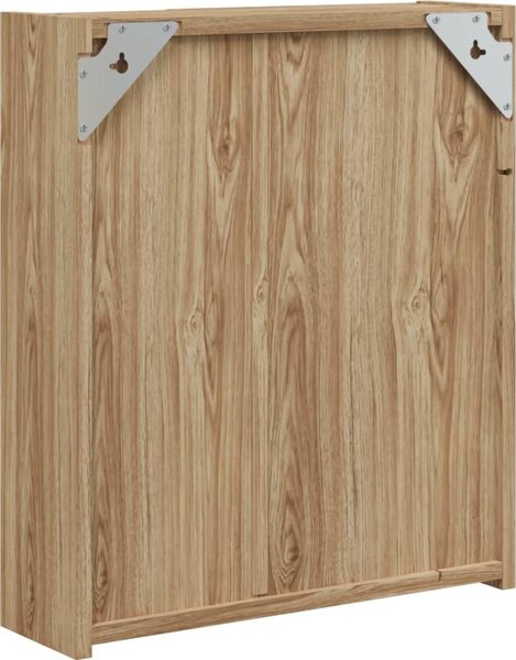 VidaXL Koupelnová zrcadlová skříňka s LED osvětlením 45x13x52 cm [357968] Barva: Černá
