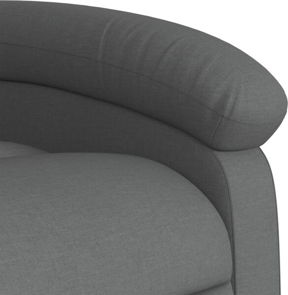 VidaXL Polohovací křeslo textil [371735] Barva: Hnědá