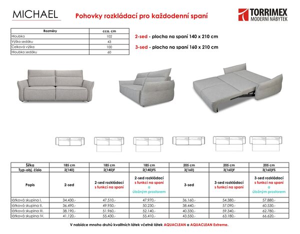 Sedací souprava MICHAEL