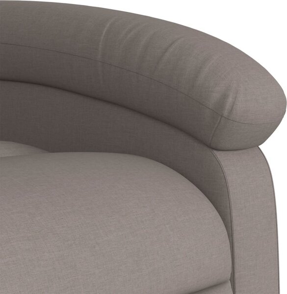 VidaXL Polohovací křeslo textil [371735] Barva: Hnědá