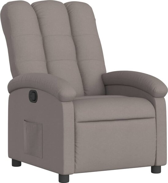 VidaXL Polohovací křeslo textil [371735] Barva: Hnědá