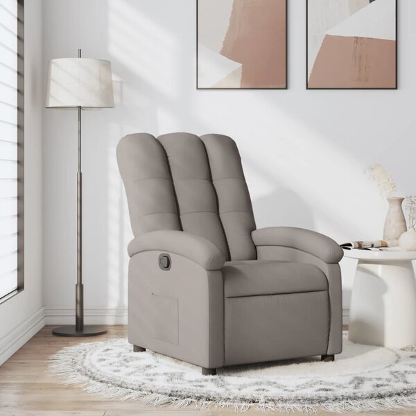 VidaXL Polohovací křeslo textil [371735] Barva: Hnědá