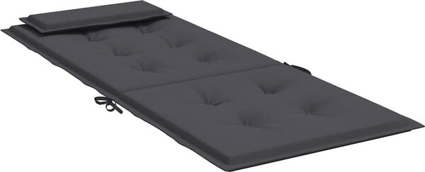 VidaXL Podušky na židli s vysokým opěradlem 6 ks oxford [361876] Barva: antracitová