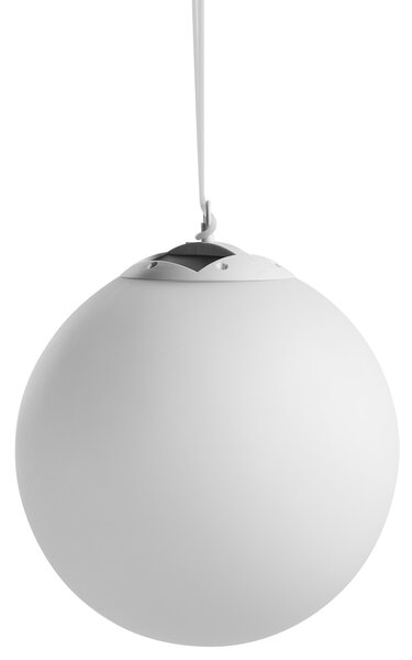 Venkovní solární LED závěsná lampa BOSLEY s dálkovým ovládáním Bílá