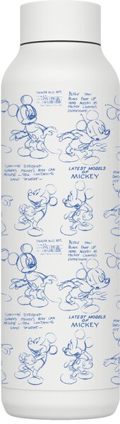 Nerezová termoláhev Solid, 630ml , Quokka, Mickey Sketch