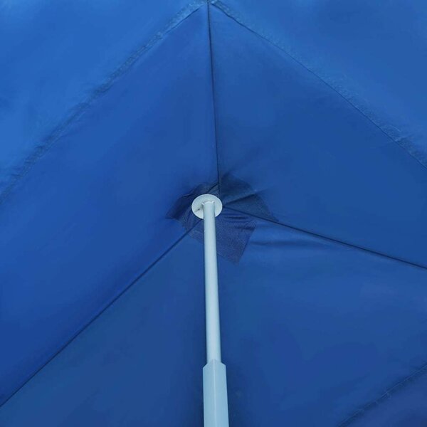 VidaXL Skládací nůžkový stan s 8 bočními stěnami 870x291x315 cm [44976] Barva: Modrá