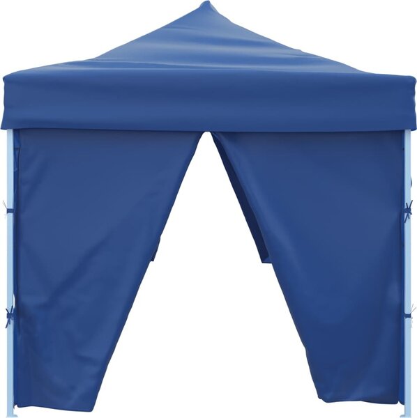 VidaXL Skládací nůžkový stan s 8 bočními stěnami 870x291x315 cm [44976] Barva: Modrá