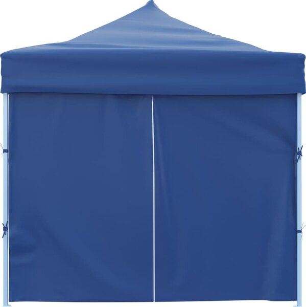 VidaXL Skládací nůžkový stan s 8 bočními stěnami 870x291x315 cm [44976] Barva: Modrá