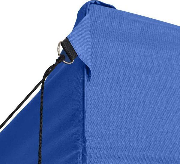 VidaXL Rozkládací stan nůžkový se 4 bočnicemi 3 x 4,5 m [42512] Barva: Modrá