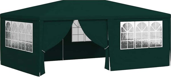 VidaXL Profesionální party stan s bočnicemi 4x6 m 90 g/m² [48538] Barva: antracitová