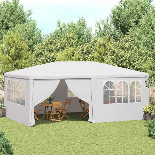 VidaXL Profesionální party stan s bočnicemi 4x6 m 90 g/m² [48538] Barva: antracitová