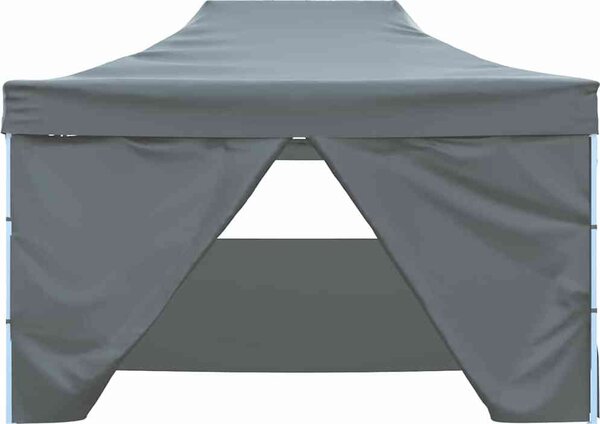 VidaXL Rozkládací stan nůžkový se 4 bočnicemi 3 x 4,5 m [42512] Barva: Modrá