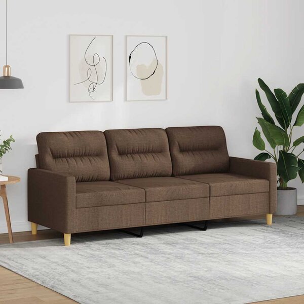 VidaXL 3místná pohovka 180 cm textil [359249] Barva: vínová červená