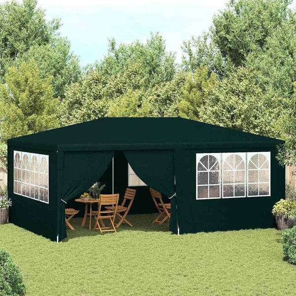 VidaXL Profesionální party stan s bočnicemi 4x6 m 90 g/m² [48538] Barva: antracitová