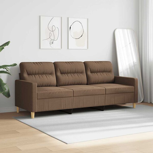 VidaXL 3místná pohovka 180 cm textil [359249] Barva: vínová červená