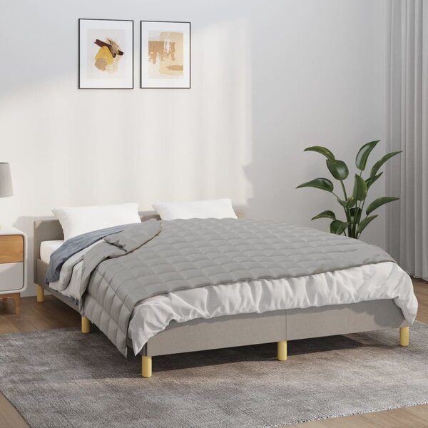 VidaXL Zátěžová deka 140 x 200 cm 6 kg textil [3154797] Barva: Modrá