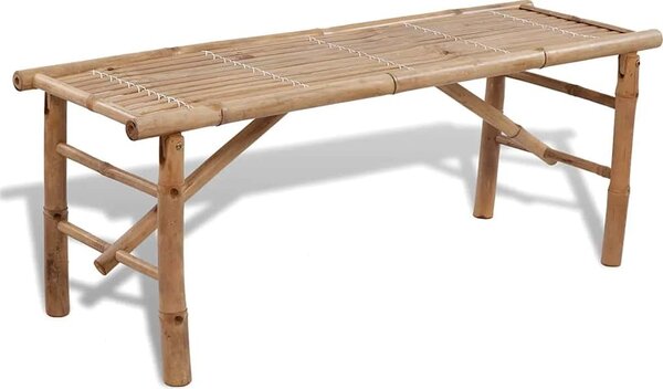 VidaXL Pivní set stůl se 2 lavicemi 100 cm bambusový [41502]
