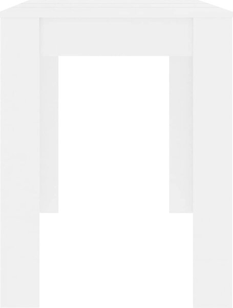 VidaXL Jídelní stůl 120 x 60 x 76 cm kompozitní dřevo [800432] Barva: Bílá
