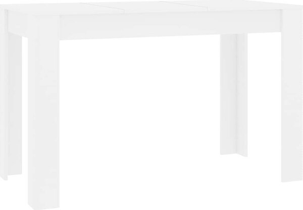 VidaXL Jídelní stůl 120 x 60 x 76 cm kompozitní dřevo [800432] Barva: Bílá