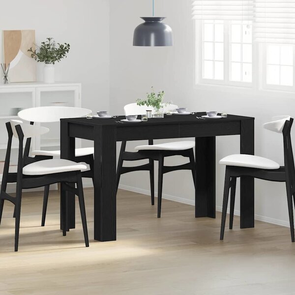 VidaXL Jídelní stůl 120 x 60 x 76 cm kompozitní dřevo [800432] Barva: Černý dub