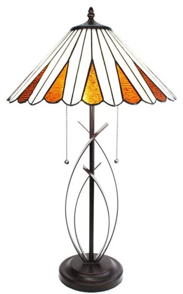 Clayre eff Stolní lampa Tiffany RUSTIC FIORI Clayre & Eef 5LL-6280