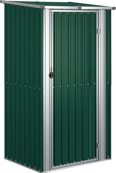 VidaXL Zahradní domek 118,5 x 97 x 209,5 cm pozinkovaná ocel [150900] Barva: Hnědá