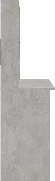 VidaXL Psací stůl s policemi 102x45x148 cm kompozitní dřevo [823005] Barva: Černá