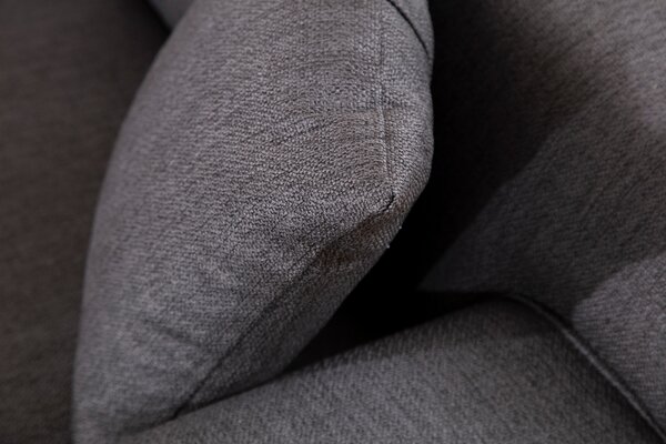 Pohovka dvousedačka Petrafonzo (antracit). Akce -25%