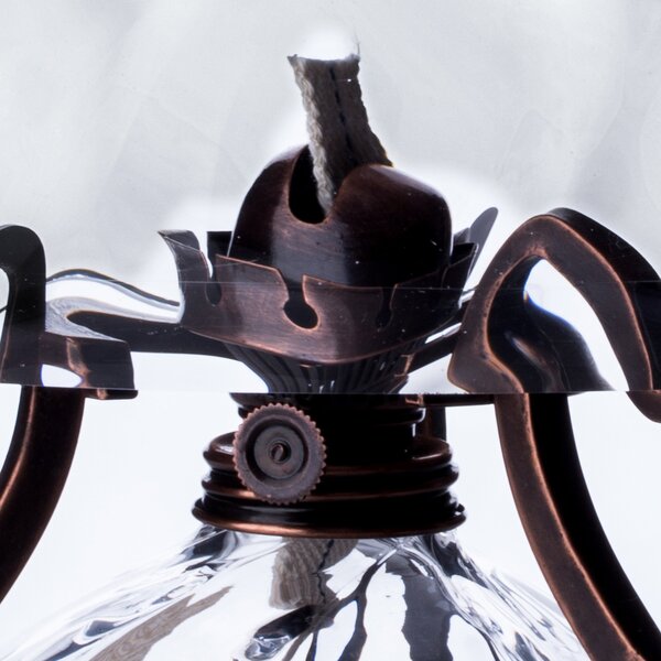 Bohemia Crafts KŘIŠŤÁLOVÁ KRÁLOVNA - elektrická a petrolejová lampa v jednom
