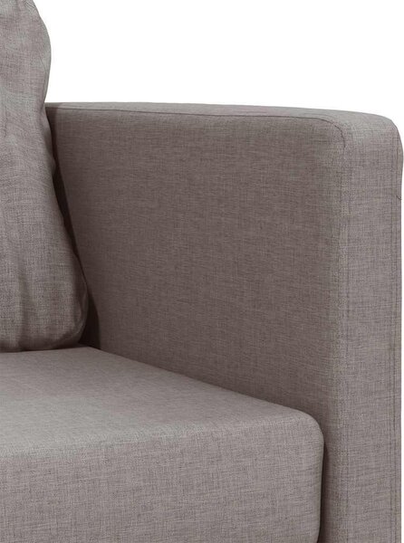 VidaXL Podlahová rozkládací pohovka 2v1 112x174x55cm textil [353969] Barva: Tmavě žlutá