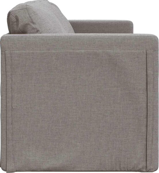 VidaXL Podlahová rozkládací pohovka 2v1 112x174x55cm textil [353969] Barva: Tmavě žlutá