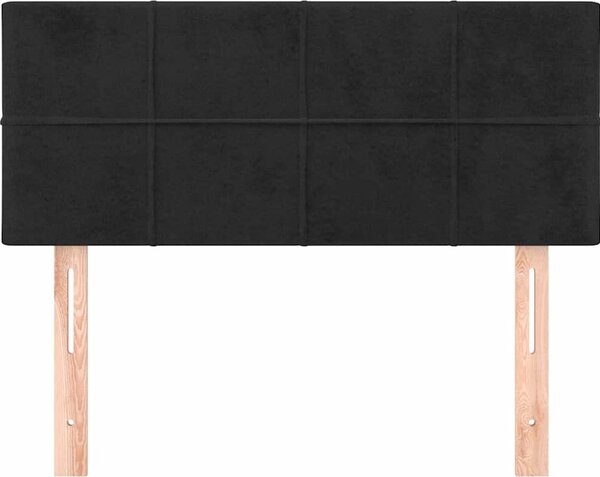 VidaXL Čelo postele 90x5x78/88 cm samet [346030] Barva: světle šedá