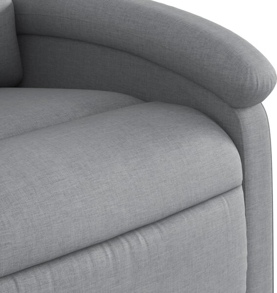 VidaXL Masážní polohovací křeslo textil [371763] Barva: Černá
