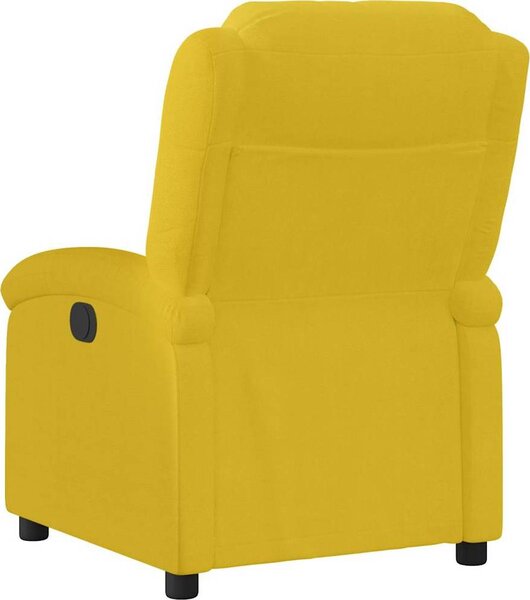 VidaXL Polohovací křeslo samet [371806] Barva: krémová