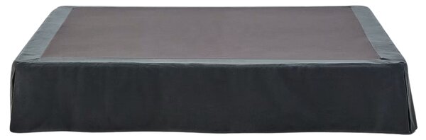 Antracitově šedá dvoulůžková postel Kave Home Jaira 180 x 200 cm