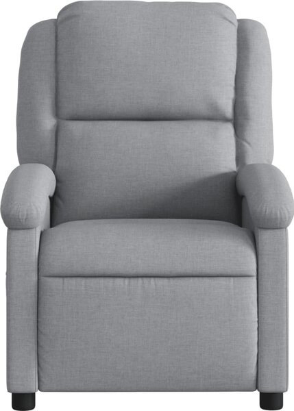 VidaXL Masážní polohovací křeslo textil [371763] Barva: Černá